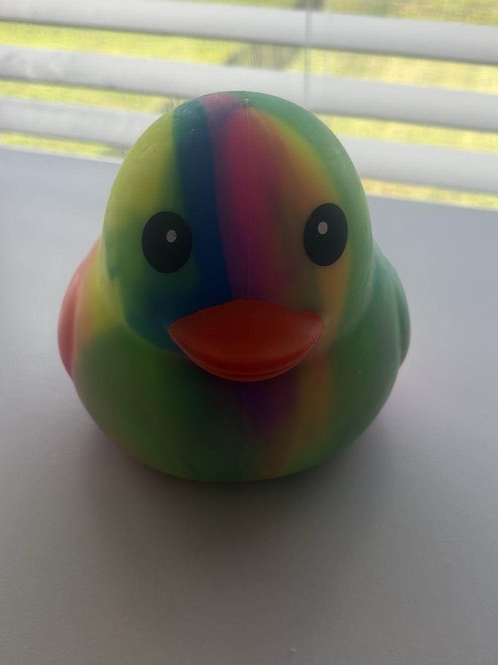 Rainbow Rubber Duck - Kids squish Toy